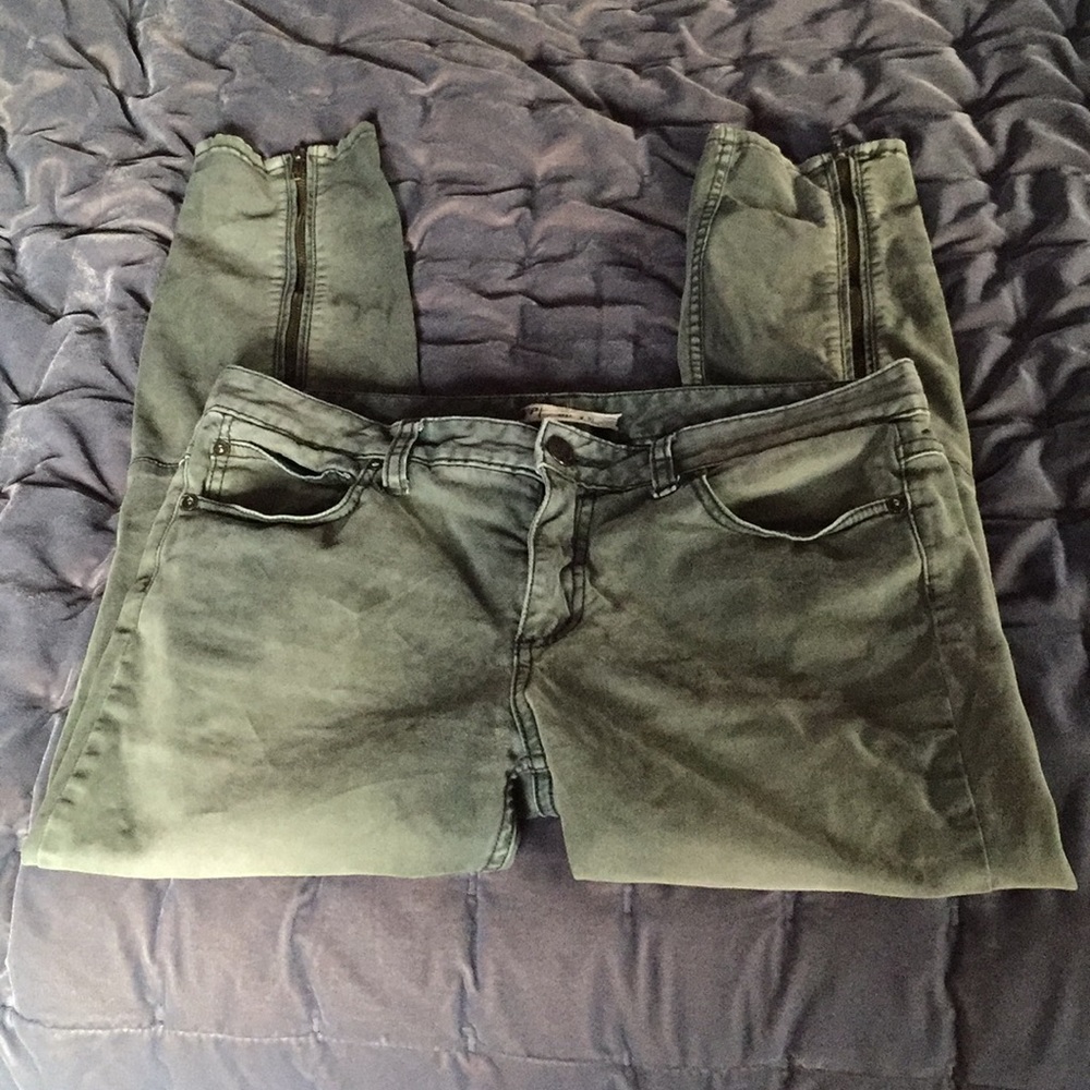 [Free People] Olive Green Pants